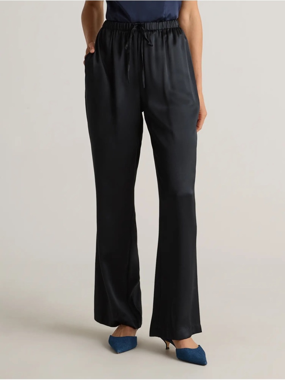 Quince Washable Silk Drawstring Pant